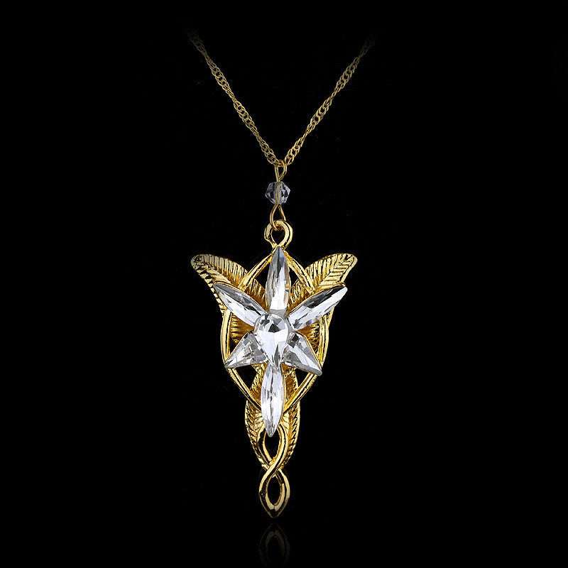 Elf Princess Twilight Star Necklace | Lord of the Rings Inspired Jewelry | Fictione Edge