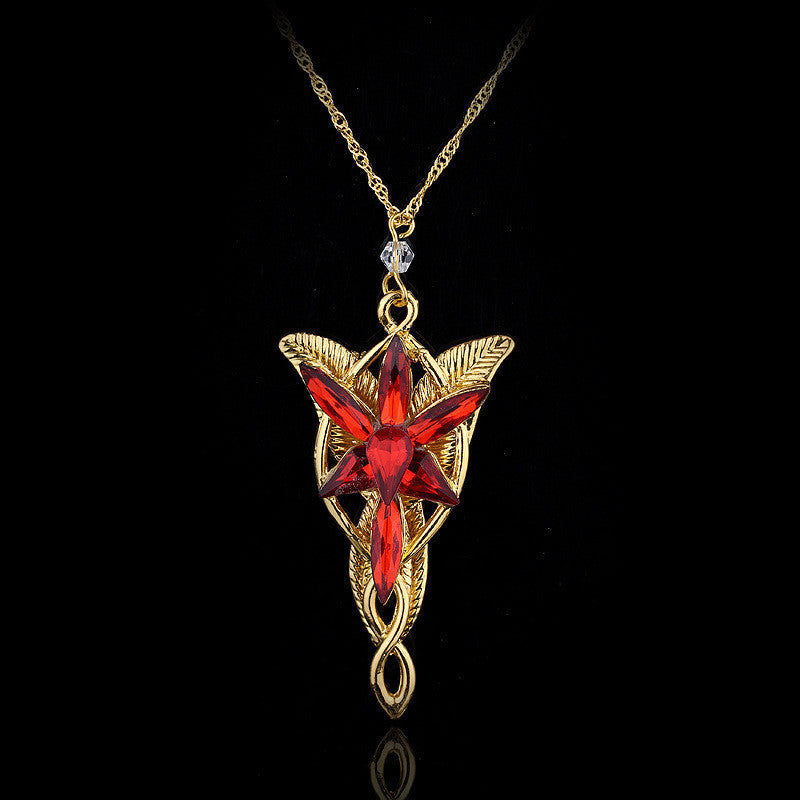 Elf Princess Twilight Star Necklace | Lord of the Rings Inspired Jewelry | Fictione Edge