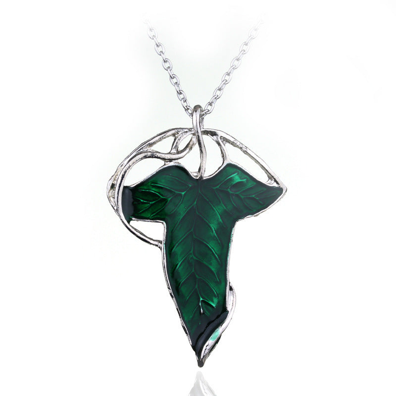 Elven Leaf Necklace | Lord of the Rings Inspired Jewelry | Fictione Edge