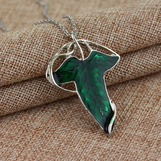 Elven Leaf Necklace | Lord of the Rings Inspired Jewelry | Fictione Edge
