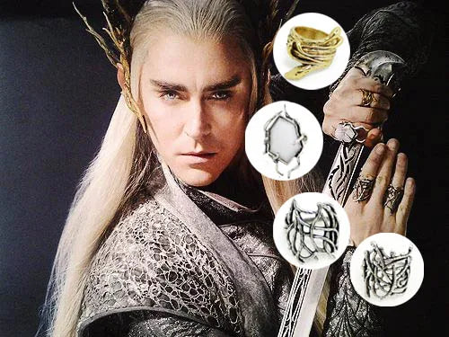Thranduil Snake Ring | LOTR Elven King Jewelry | Fiction Edge