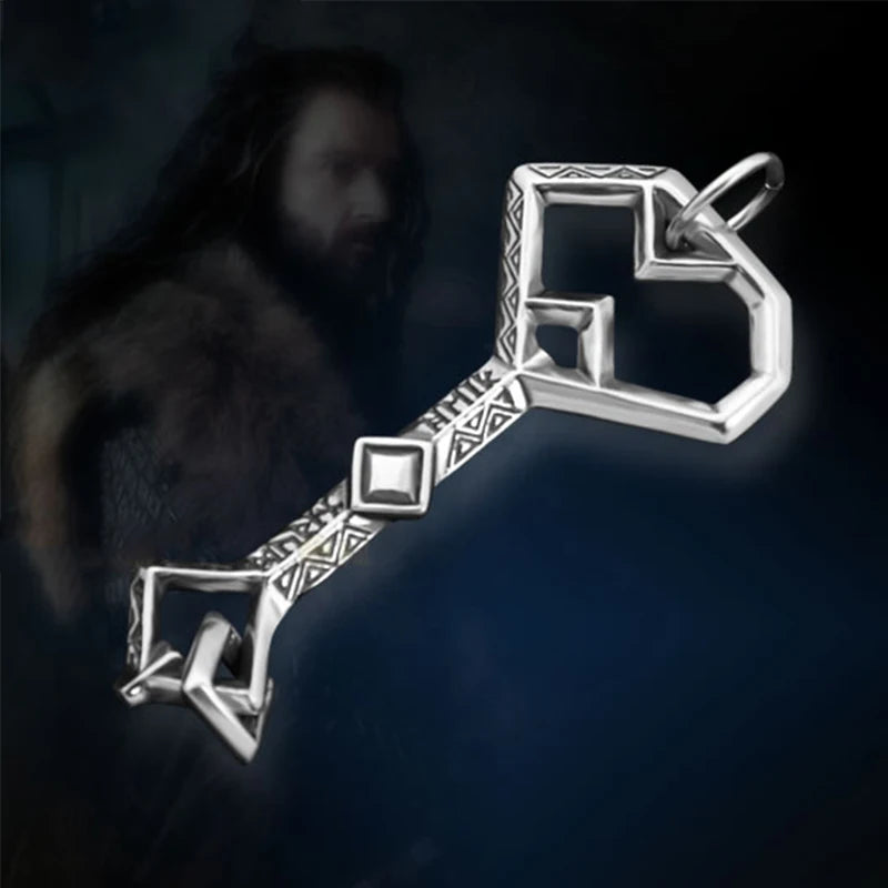 Thorin Oakenshield Key Necklace | LOTR Titanium Steel Pendant | Fiction Edge