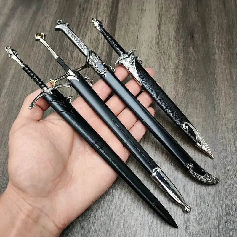 Miniature LOTR Swords Collection | Andúril, Sting, Elvenking
