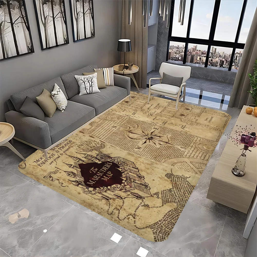 Fiction Edge | Harry Potter Hallway Carpet | Washable Non-Slip Area Rug