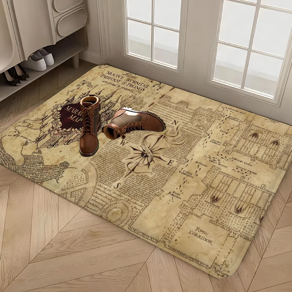 Fiction Edge | Harry Potter Hallway Carpet | Washable Non-Slip Area Rug