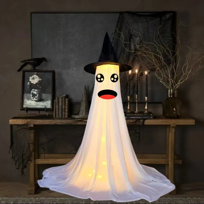 Halloween Glowing Ghosts – Outdoor Yard & Porch Decorations
