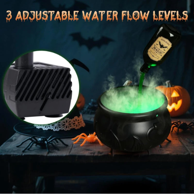Halloween Magic Wizard Bowl – Floating Bottle & Mist Diffuser Prop