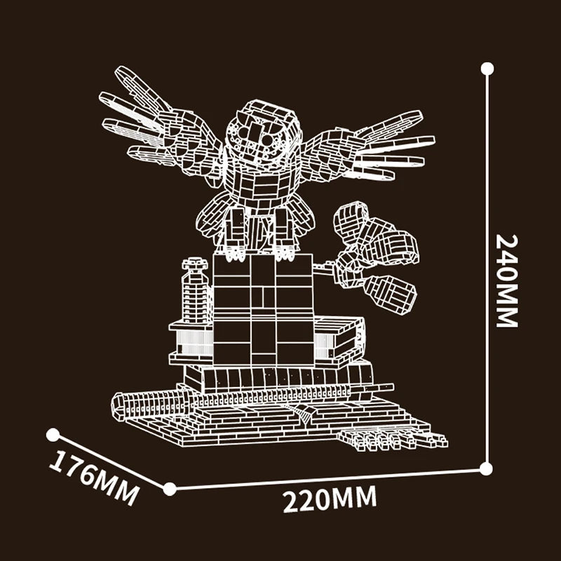 Fiction Edge | Magic Castle Micro Bricks | Harry Potter Building Set for All Ages