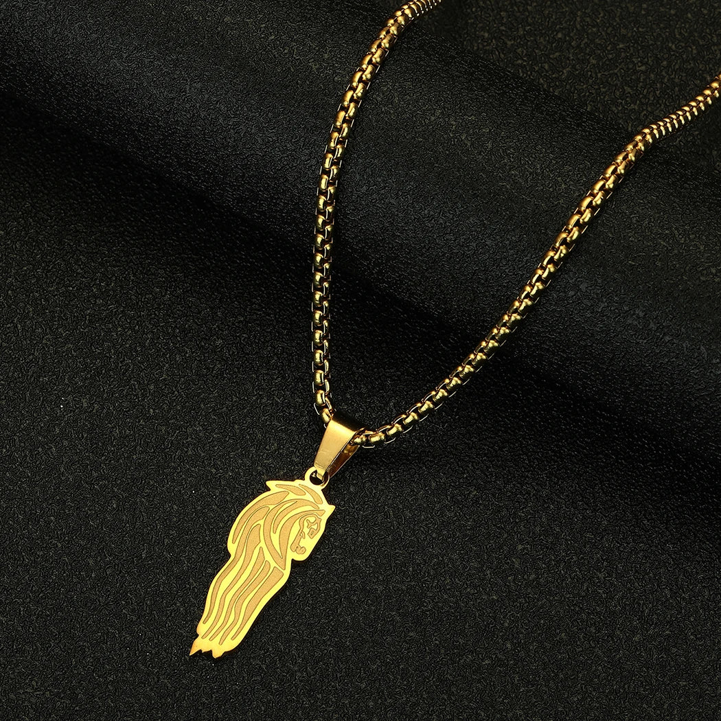 Rohan Crest Pendant | Riders of Rohan Necklace | LOTR Jewelry