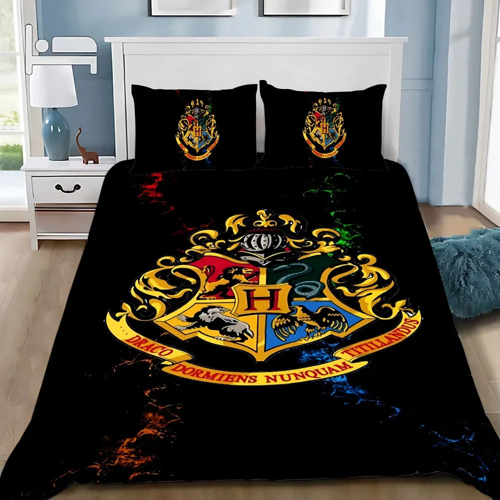 Harry Potter Duvet Cover Set | Bedding for Kids & Adults | Single to Large Sizes