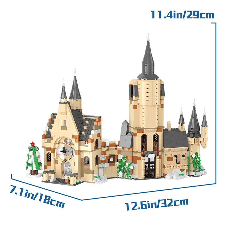 Fiction Edge | Magic Castle Micro Bricks | Harry Potter Building Set for All Ages