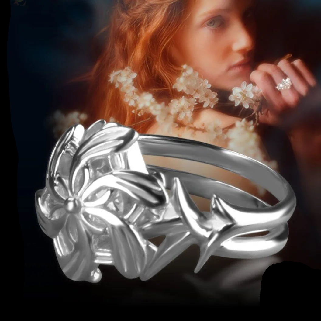 Galadriel Nenya Ring | 925 Sterling Silver | LOTR Elven Jewelry