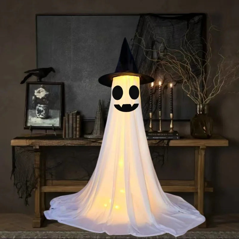 Halloween Glowing Ghosts – Outdoor Yard & Porch Decorations