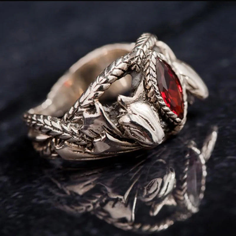 Ring of Barahir | Aragorn’s Gondor Ring | 925 Sterling Silver LOTR Jewelry
