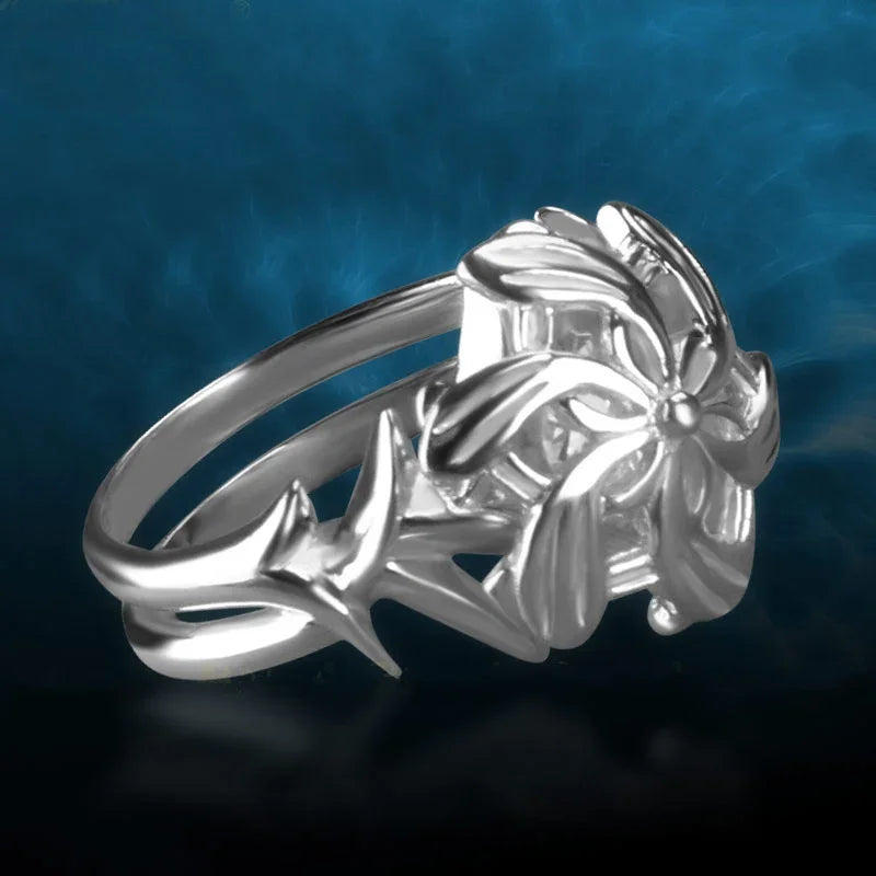 Galadriel Nenya Ring | 925 Sterling Silver | LOTR Elven Jewelry