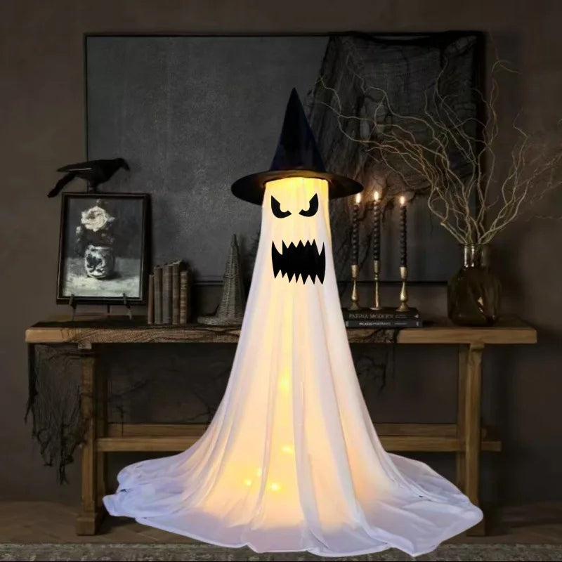 Halloween Glowing Ghosts – Outdoor Yard & Porch Decorations