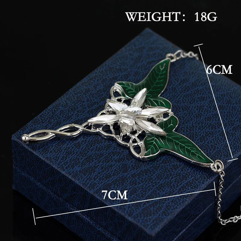 Elven Leaf Necklace | LOTR Leaf Pendant | Fiction Edge