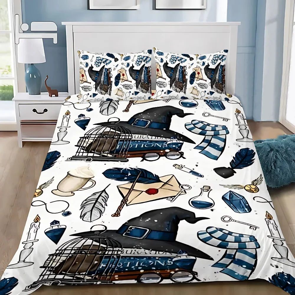 Harry Potter Duvet Cover Set | Bedding for Kids & Adults | Single to Large Sizes