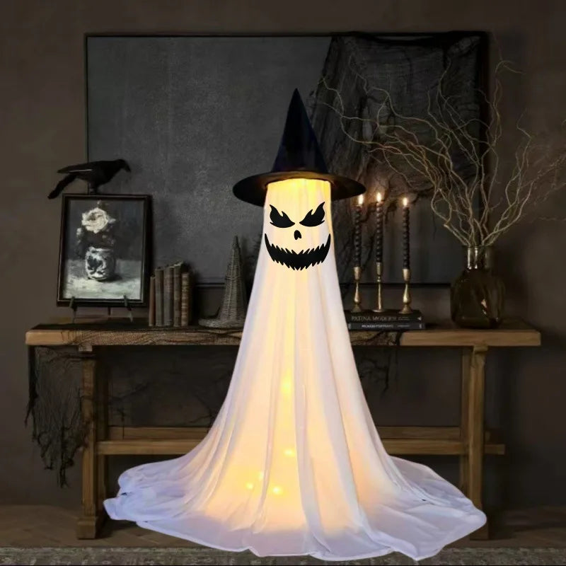 Halloween Glowing Ghosts – Outdoor Yard & Porch Decorations