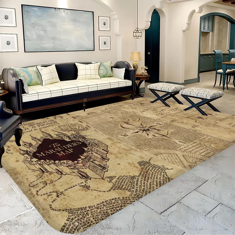 Fiction Edge | Harry Potter Hallway Carpet | Washable Non-Slip Area Rug