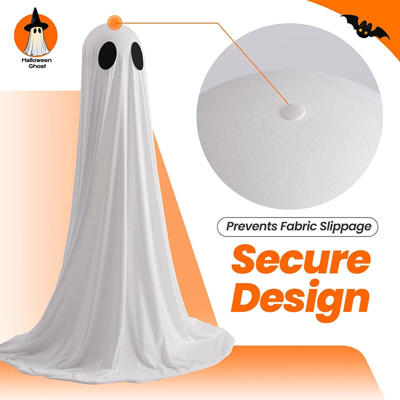 Halloween Glowing Ghosts – Outdoor Yard & Porch Decorations