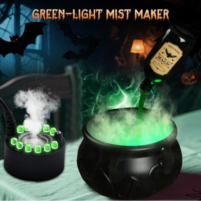 Halloween Magic Wizard Bowl – Floating Bottle & Mist Diffuser Prop