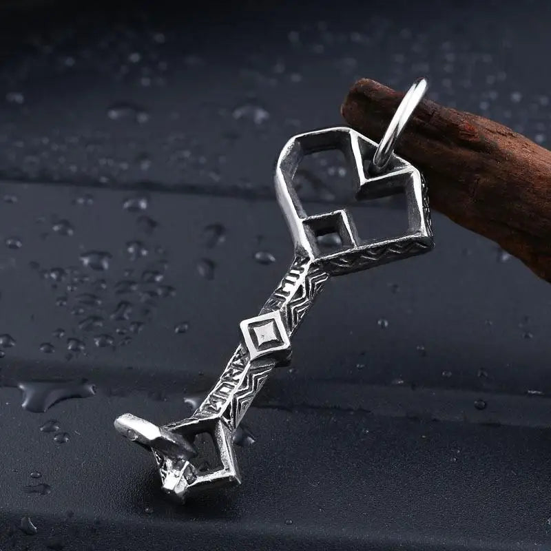 Thorin Oakenshield Key Necklace | LOTR Titanium Steel Pendant | Fiction Edge