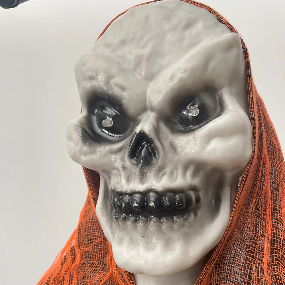 2pcs Hanging Skull Ghosts – Halloween Party & Outdoor Horror Props