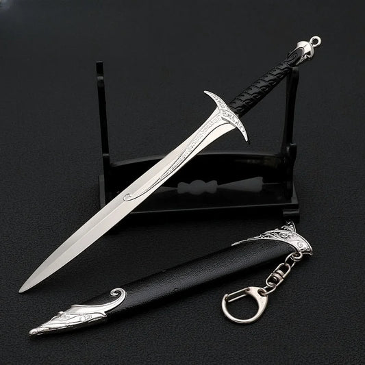 Miniature LOTR Swords Collection | Andúril, Sting, Elvenking