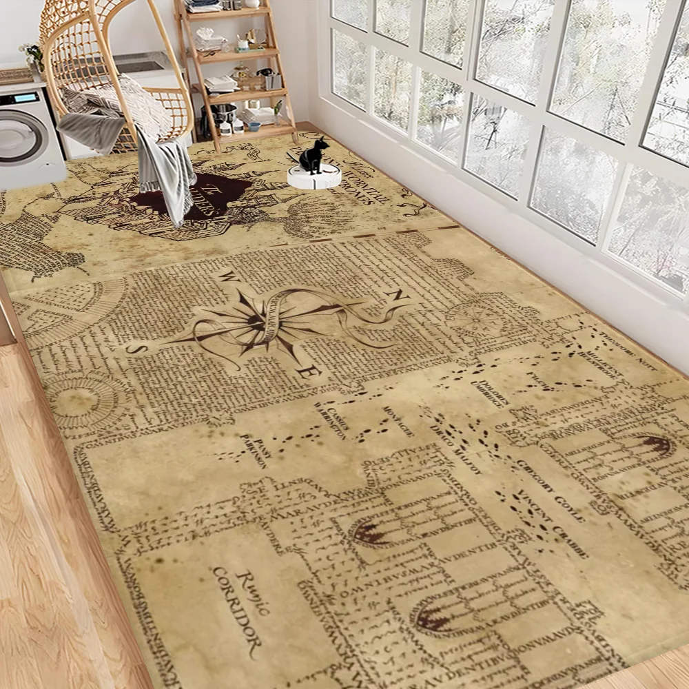 Fiction Edge | Harry Potter Hallway Carpet | Washable Non-Slip Area Rug