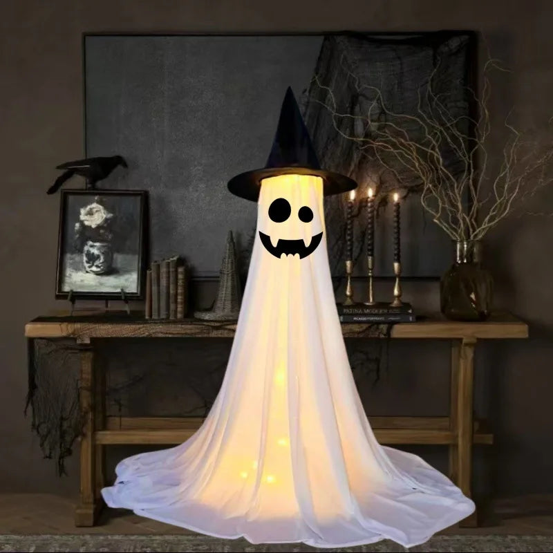 Halloween Glowing Ghosts – Outdoor Yard & Porch Decorations