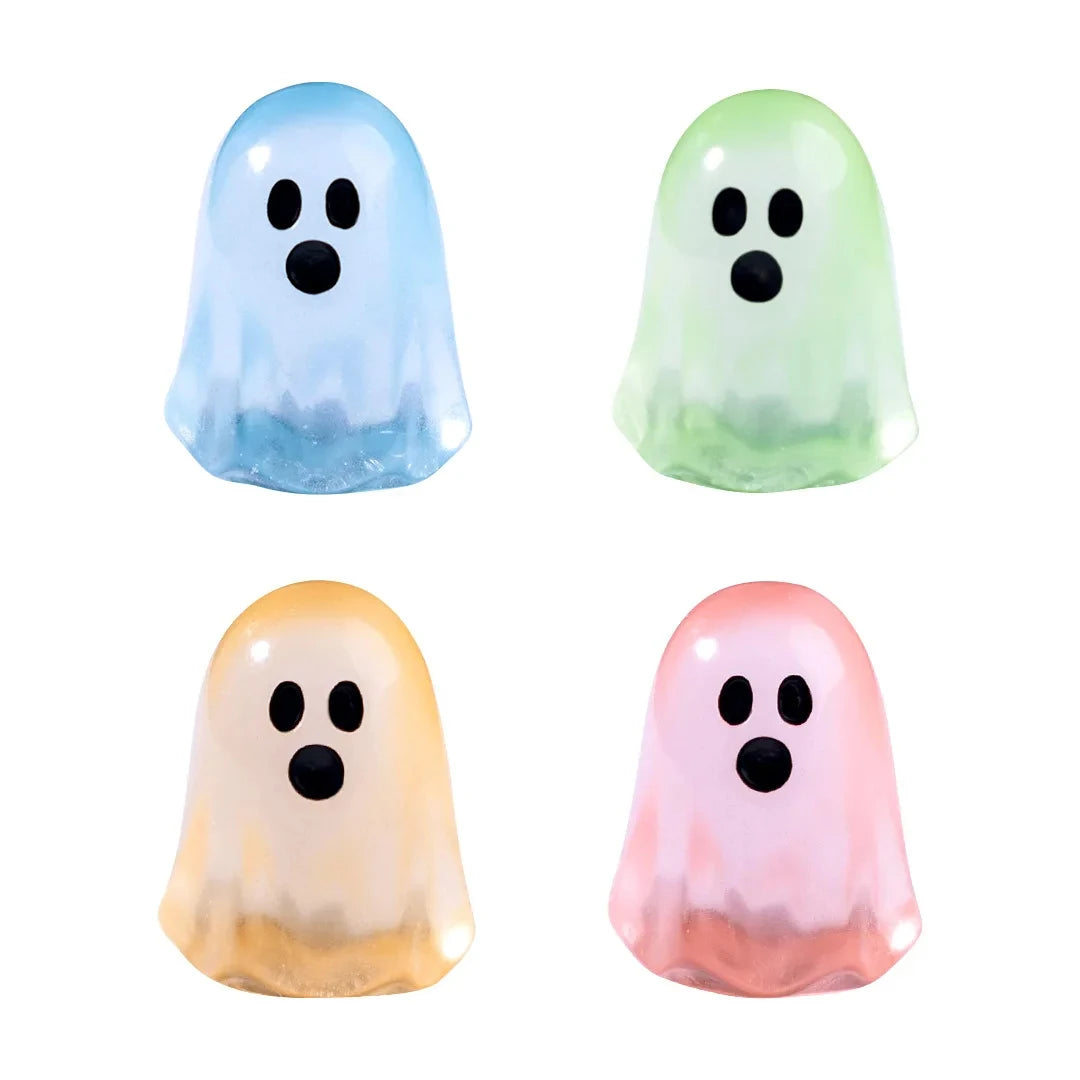 10/20/50pcs Glowing Ghost Miniatures – Halloween Resin Decorations