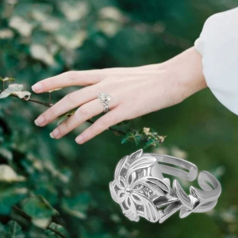 Galadriel Nenya Ring | 925 Sterling Silver | LOTR Elven Jewelry