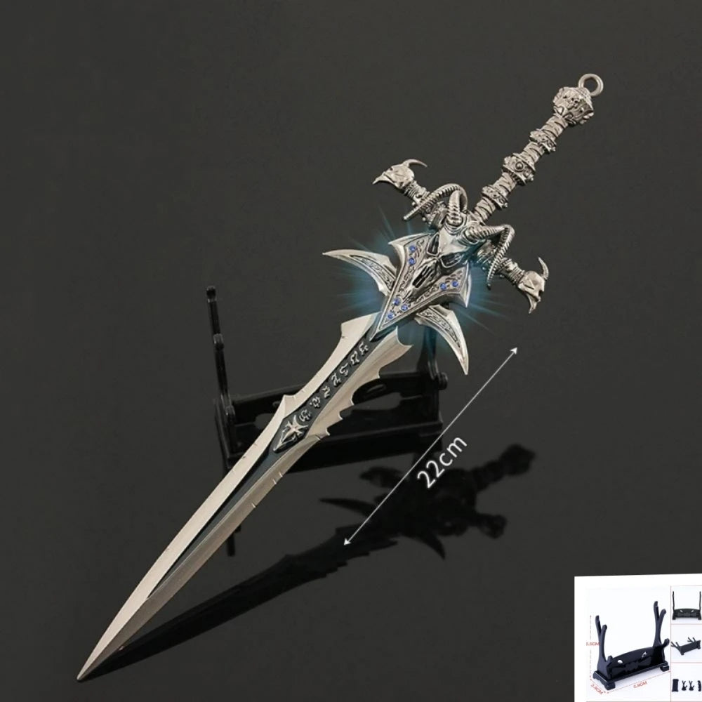 Fiction Edge Frostmourne Mini Sword – 22cm Lich King Metal Replica