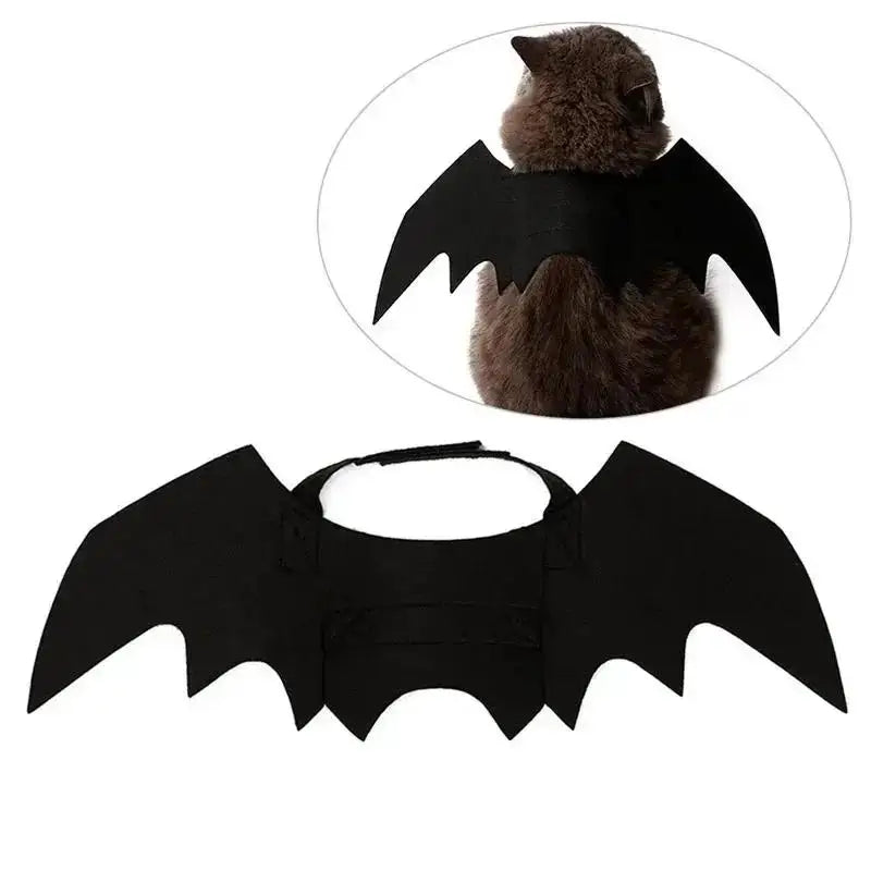 Cute Cat & Dog Bat Wings – Pet Halloween Cosplay Costume
