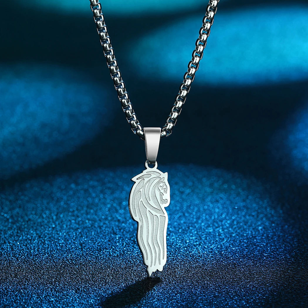 Rohan Crest Pendant | Riders of Rohan Necklace | LOTR Jewelry