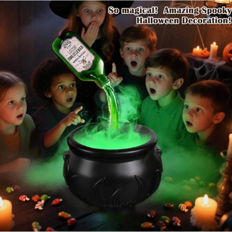 Halloween Magic Wizard Bowl – Floating Bottle & Mist Diffuser Prop