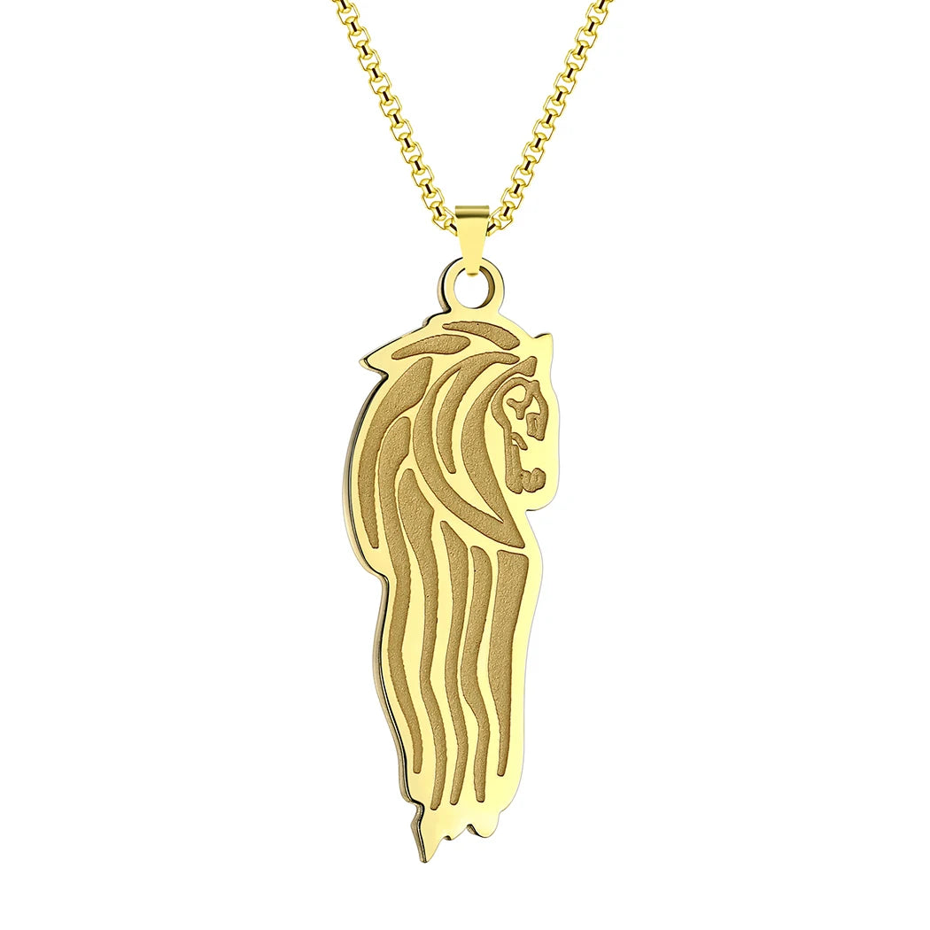 Rohan Crest Pendant | Riders of Rohan Necklace | LOTR Jewelry