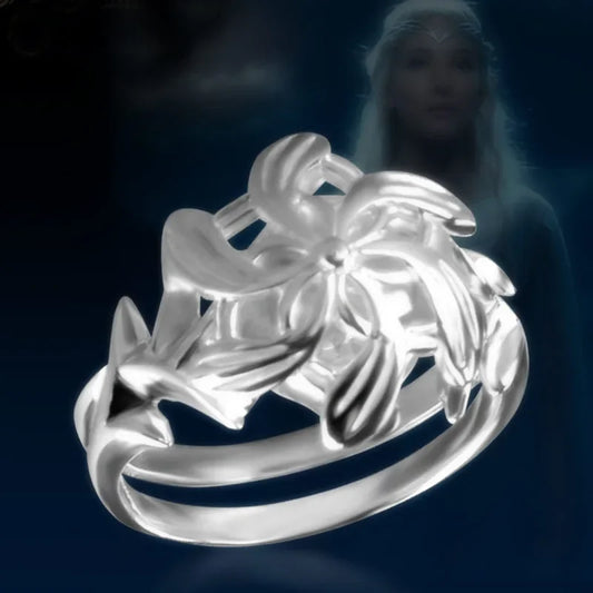 Galadriel Nenya Ring | 925 Sterling Silver | LOTR Elven Jewelry