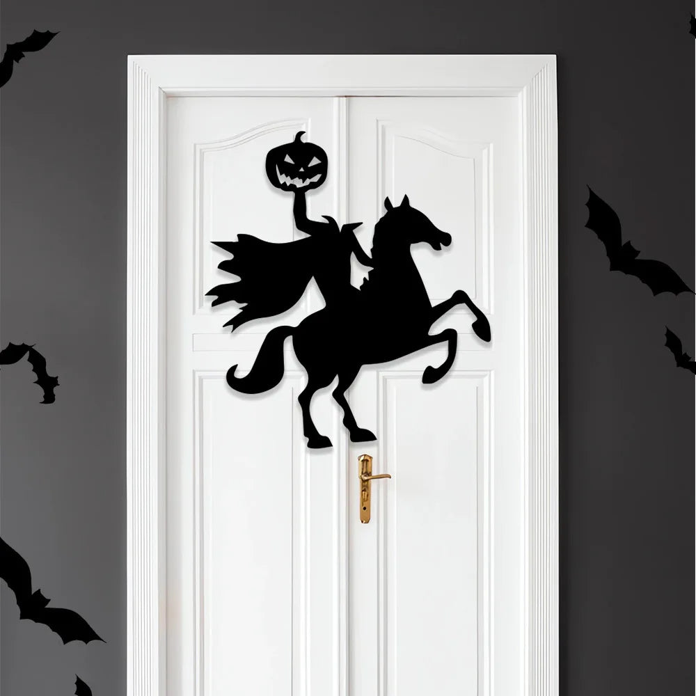 Halloween Window & Door Stickers – Ghost, Skeleton Hand, Pumpkin & Witch Décor