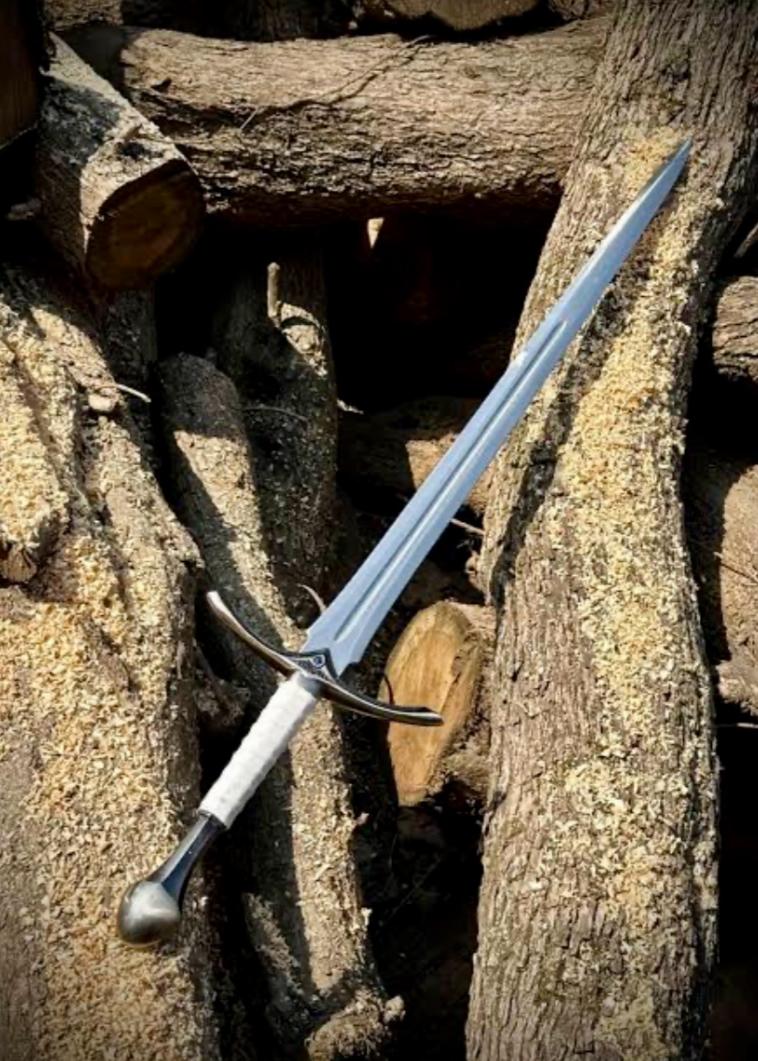 Glamdring Sword | The White Sword of Gandalf | LOTR Steel Replica