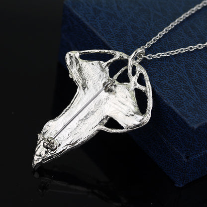 Elven Leaf Necklace | Lord of the Rings Inspired Jewelry | Fictione Edge