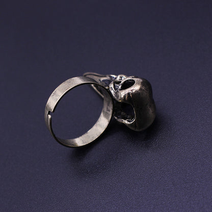 Fiction Edge | Harry Potter Skull & Bird Head Ring | Wizardry School Collectible