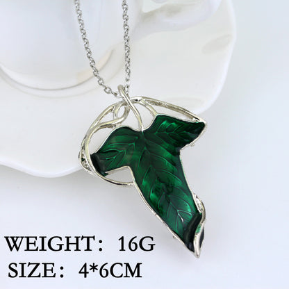Elven Leaf Necklace | Lord of the Rings Inspired Jewelry | Fictione Edge