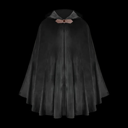 Gothic Hooded Cape | Medieval Velvet Cloak | FictionEdge