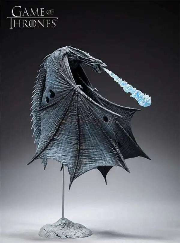 Viserion Frost Wyrm Dragon Figure – Game of Thrones Collectible