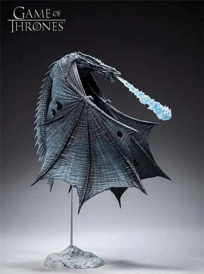 Viserion Frost Wyrm Dragon Figure – Game of Thrones Collectible