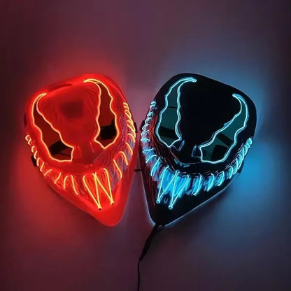 Marvel Venom LED Mask – Glow Cosplay Full Face Halloween Party Prop
