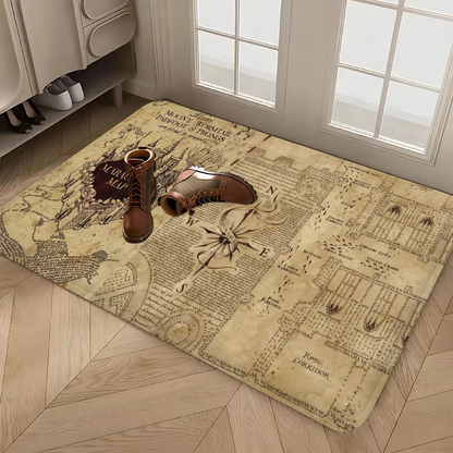 Fiction Edge | Harry Potter Hallway Carpet | Washable Non-Slip Area Rug