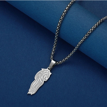 Rohan Crest Pendant | Riders of Rohan Necklace | LOTR Jewelry